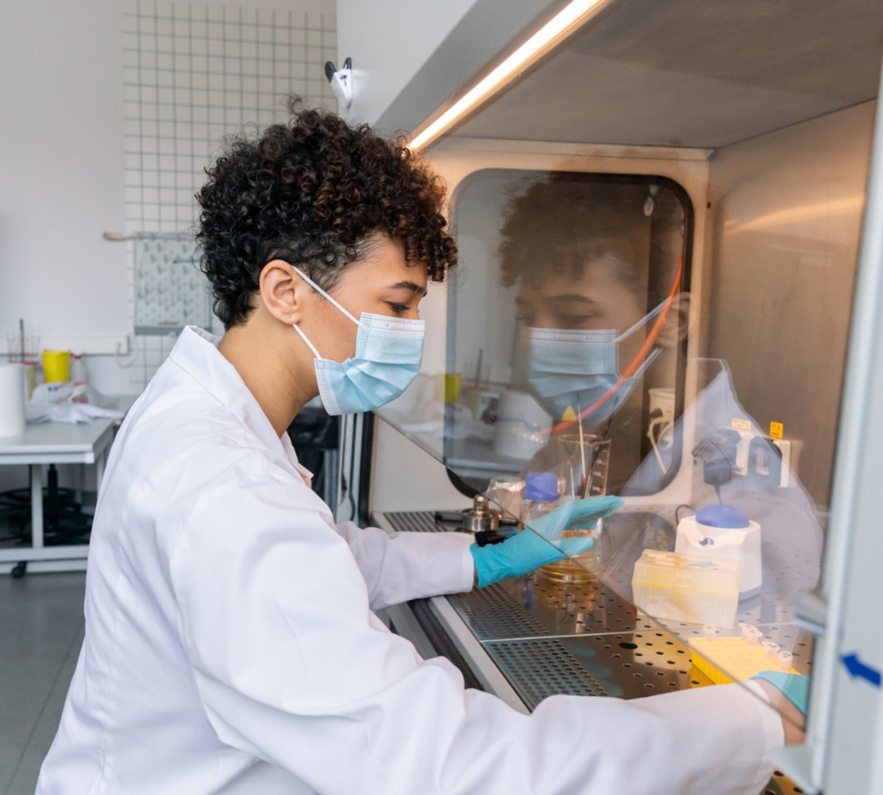 Scientist in lab